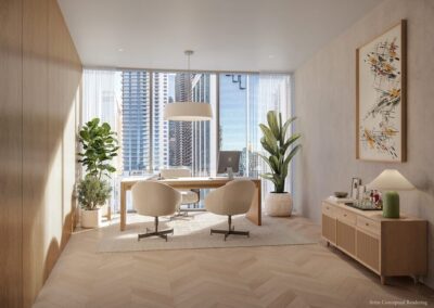 One Twenty Brickell Signature Residences Work Space